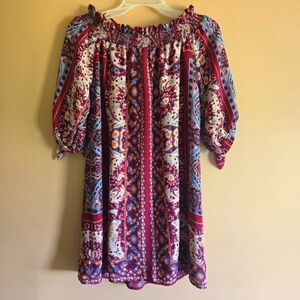 City Triangles Boho Off Shoulder Top